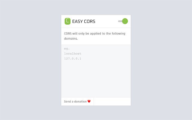 EASY CORS  from Chrome web store to be run with OffiDocs Chromium online