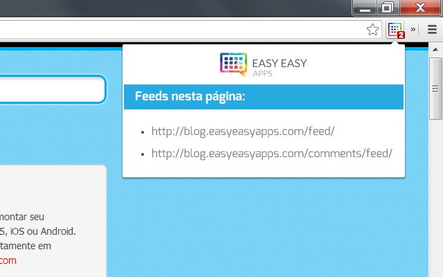 Easy Easy Apps Feed Discovery  from Chrome web store to be run with OffiDocs Chromium online