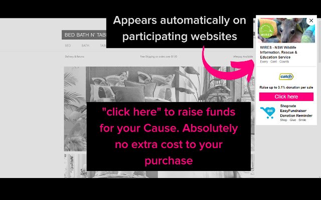 EasyFundraiser  from Chrome web store to be run with OffiDocs Chromium online