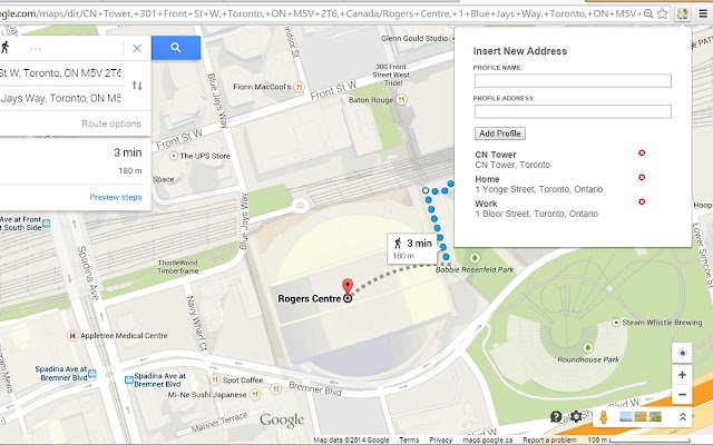 EasyMap  from Chrome web store to be run with OffiDocs Chromium online