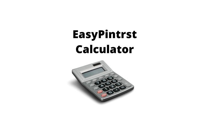 easypintrst Calculator  from Chrome web store to be run with OffiDocs Chromium online