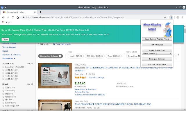 Ebay Flipping Magic  from Chrome web store to be run with OffiDocs Chromium online