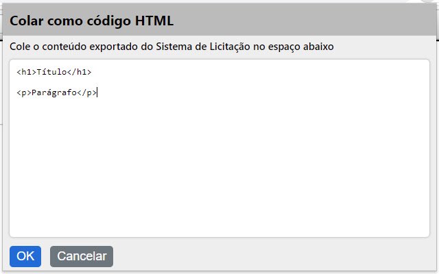 Editor HTML para o SEI  from Chrome web store to be run with OffiDocs Chromium online