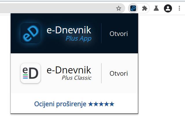 يتم تشغيل e Dnevnik Plus من متجر Chrome الإلكتروني مع OffiDocs Chromium عبر الإنترنت