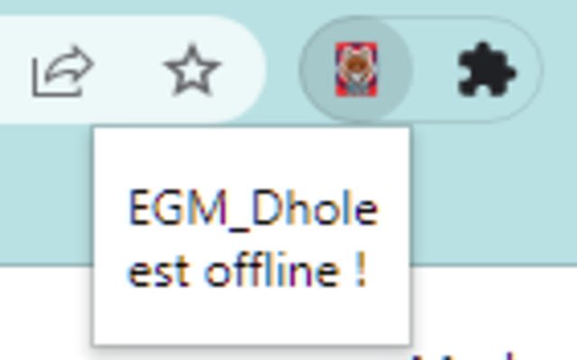 Chrome web mağazasından EGM_Dhole Live Alert, OffiDocs Chromium çevrimiçi ile çalıştırılacak