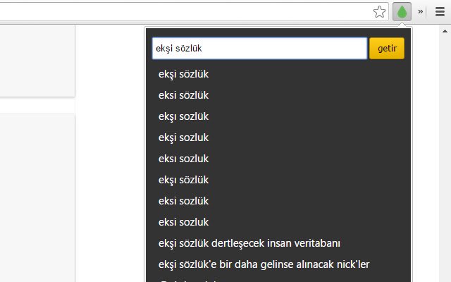 ekşi sözlük başlığa git  from Chrome web store to be run with OffiDocs Chromium online