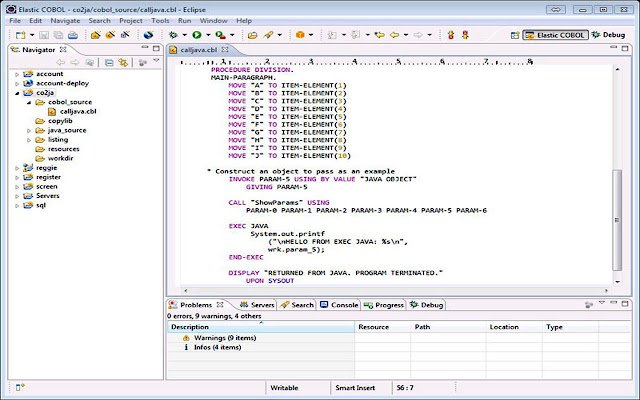 ক্রোম ওয়েব স্টোর থেকে ইলাস্টিক COBOL অনলাইনে OffiDocs Chromium এর সাথে চালানো হবে