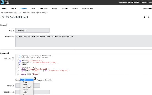 ElectricFlow Syntax Highlighting  from Chrome web store to be run with OffiDocs Chromium online