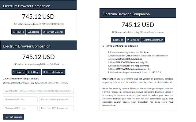 رفيق متصفح Electrum من متجر Chrome الإلكتروني ليتم تشغيله مع OffiDocs Chromium عبر الإنترنت