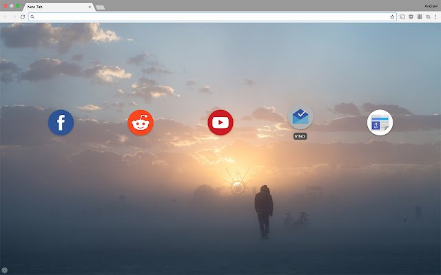 Elemental New Tab  from Chrome web store to be run with OffiDocs Chromium online