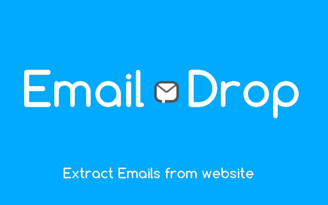 EmailDrop Extract Emails in 1 second  from Chrome web store to be run with OffiDocs Chromium online