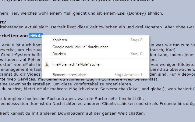 eMule Search Extension  from Chrome web store to be run with OffiDocs Chromium online