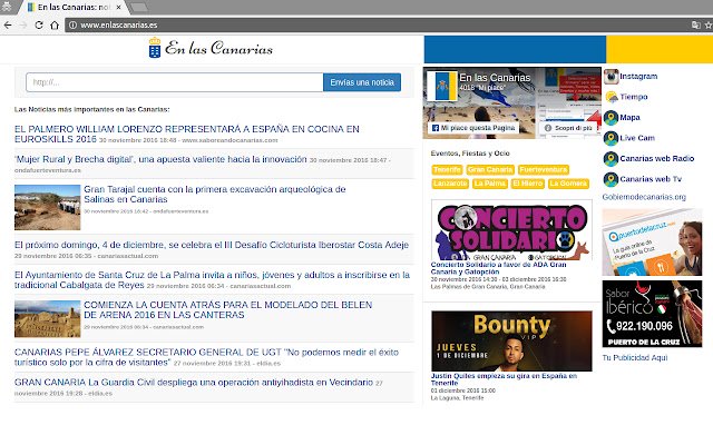 enlascanarias mula sa Chrome web store na tatakbo sa OffiDocs Chromium online