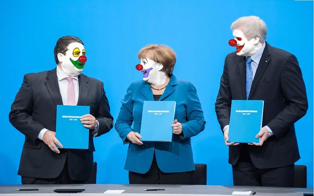 Entrance of the german politicians  from Chrome web store to be run with OffiDocs Chromium online