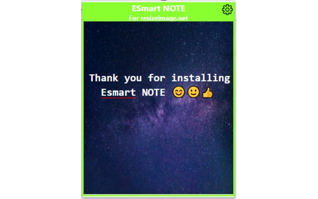 ESmart NOTE  from Chrome web store to be run with OffiDocs Chromium online