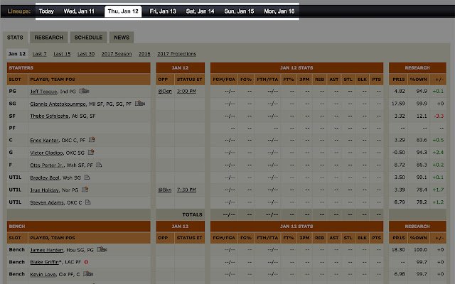 ESPN Fantasy Period Viewer  from Chrome web store to be run with OffiDocs Chromium online