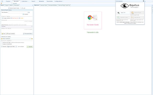 ETA Extension  from Chrome web store to be run with OffiDocs Chromium online