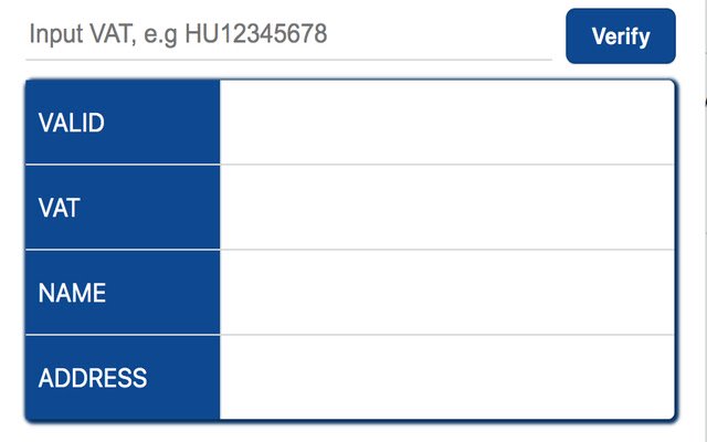 EuroVat-cheque van de Chrome-webwinkel om te worden uitgevoerd met OffiDocs Chromium online