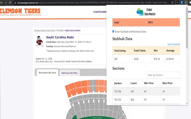 Evenue Ticket Counter dal Chrome Web Store da eseguire con OffiDocs Chromium online