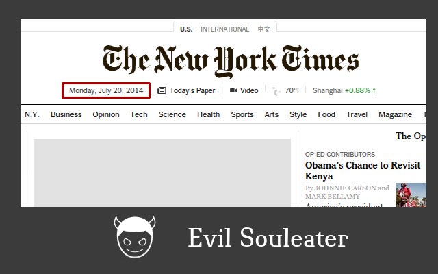 Evil Souleater aus dem Chrome-Webstore soll mit OffiDocs Chromium online ausgeführt werden