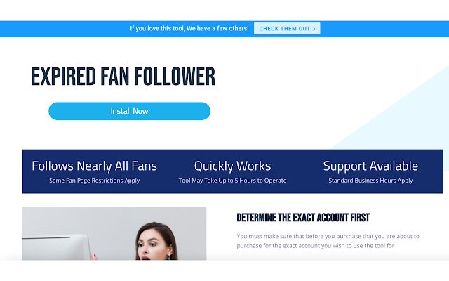 Expired Fans / Subscribers Follower  from Chrome web store to be run with OffiDocs Chromium online