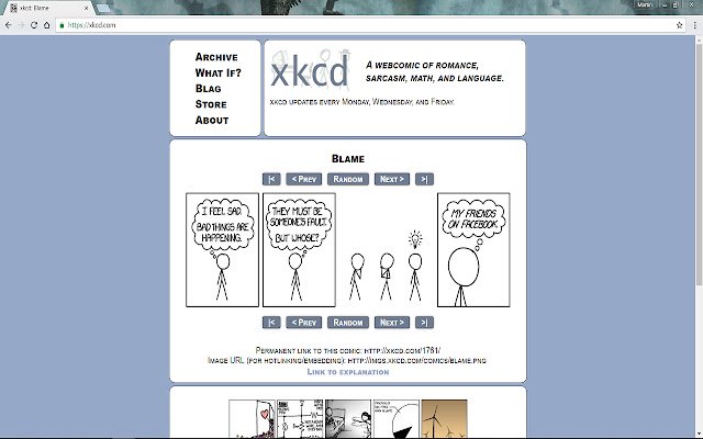 Explain xkcd Linker  from Chrome web store to be run with OffiDocs Chromium online