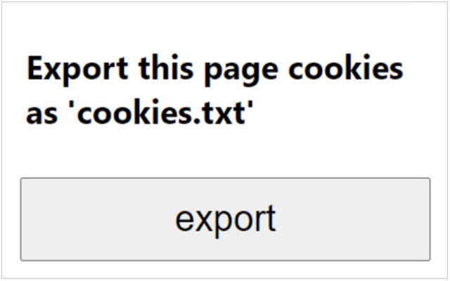 ExportThisCookie  from Chrome web store to be run with OffiDocs Chromium online