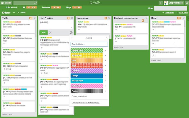 Uitgebreide CardCounter voor Trello uit de Chrome-webwinkel voor gebruik met OffiDocs Chromium online