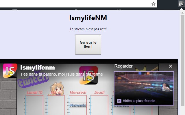 Extension Sc Ismylife  from Chrome web store to be run with OffiDocs Chromium online