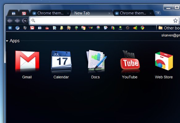 Fade to Black Skin Aero (by Skarv)  from Chrome web store to be run with OffiDocs Chromium online