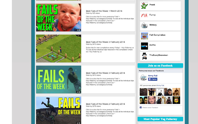 Failarmy  from Chrome web store to be run with OffiDocs Chromium online