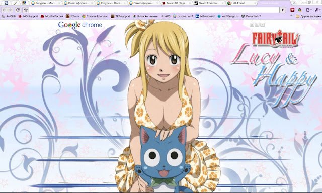 Fairy Tail, LucyHappy  from Chrome web store to be run with OffiDocs Chromium online