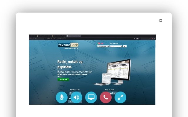 Fakturabank screen capture extension  from Chrome web store to be run with OffiDocs Chromium online