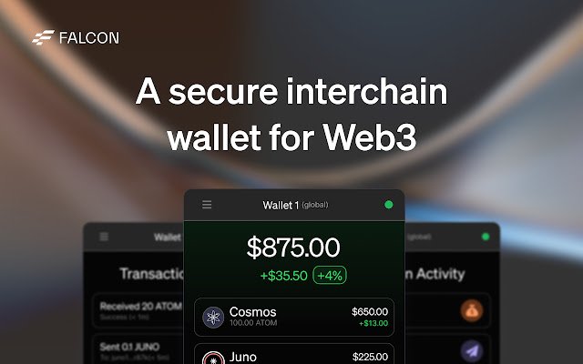 Falcon Wallet  from Chrome web store to be run with OffiDocs Chromium online