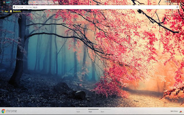 Fall Fog Forest Mud Path  from Chrome web store to be run with OffiDocs Chromium online