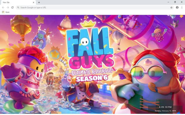 Fall Guys Ultimate Knockout Wallpaper з веб-магазину Chrome, який буде запущено з OffiDocs Chromium онлайн