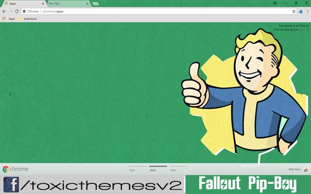 Fallout Pip Boy Green  from Chrome web store to be run with OffiDocs Chromium online