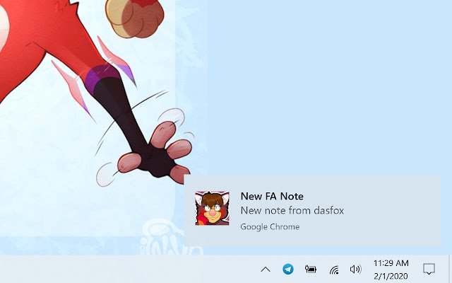 FA Notes Notifier  from Chrome web store to be run with OffiDocs Chromium online