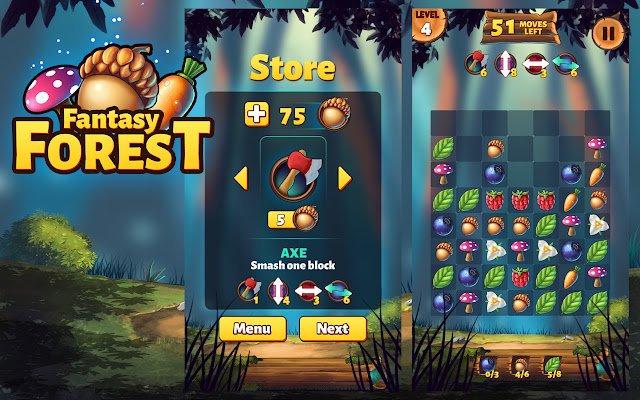 Fantasy Forest dari toko web Chrome untuk dijalankan dengan OffiDocs Chromium online