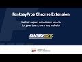 FantasyPros: Win your Fantasy League  from Chrome web store to be run with OffiDocs Chromium online