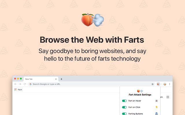 Fart Attack מחנות האינטרנט של Chrome תופעל עם OffiDocs Chromium באינטרנט