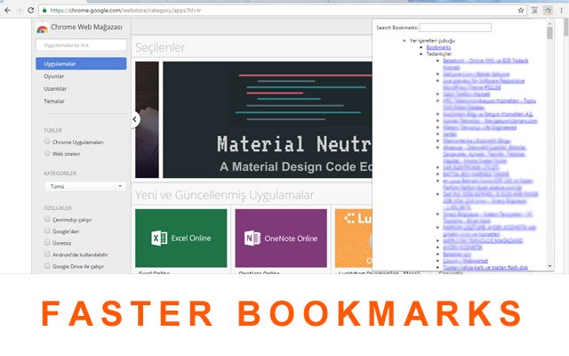 Fast Bookmarks See All Page  from Chrome web store to be run with OffiDocs Chromium online