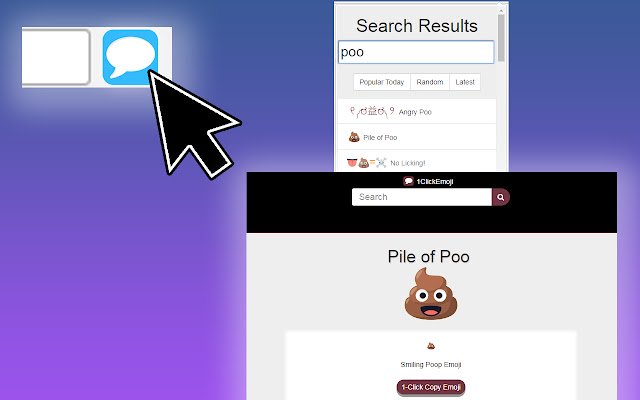 Fast Emoji Search  from Chrome web store to be run with OffiDocs Chromium online