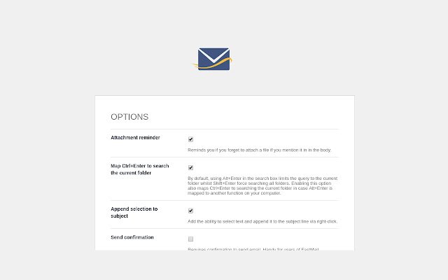 FastMail Enhancement Suite  from Chrome web store to be run with OffiDocs Chromium online