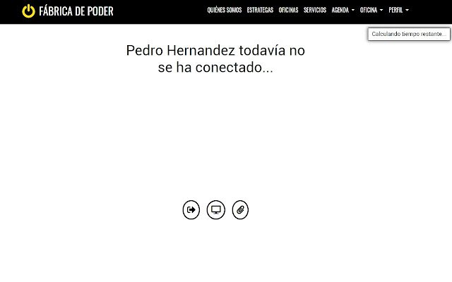 Fábrica de Poder Screen Sharing  from Chrome web store to be run with OffiDocs Chromium online