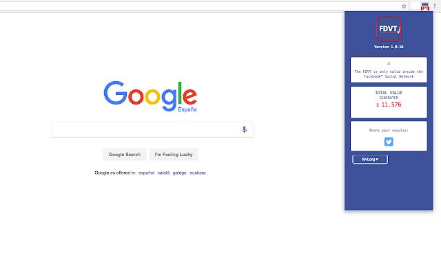 FDVT: Social Network Data Valuation Tool  from Chrome web store to be run with OffiDocs Chromium online