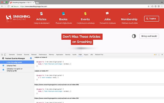 Feature Queries Manager de Chrome web store para ejecutarse con OffiDocs Chromium en línea