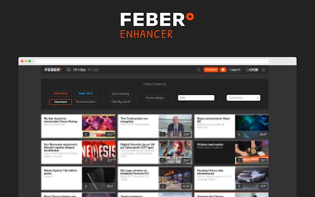 Feber Enhancer  from Chrome web store to be run with OffiDocs Chromium online