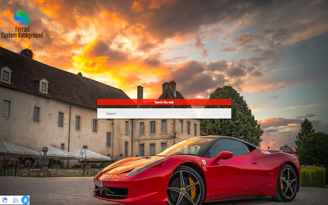 Arrière-plan personnalisé Ferrari de la boutique en ligne Chrome à exécuter avec OffiDocs Chromium en ligne