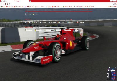 Ferrari F10 F1 Car de Chrome web store se ejecutará con OffiDocs Chromium en línea